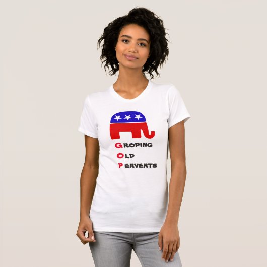 Oude rondjes: antirepublikeins T-shirt (Voorkant volledig)