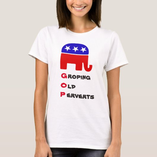 Oude rondjes: antirepublikeins T-shirt (Voorkant)