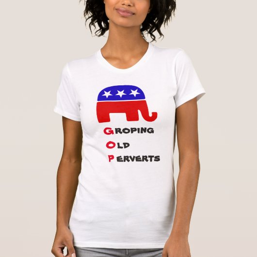 Oude rondjes: antirepublikeins T-shirt (Voorkant)