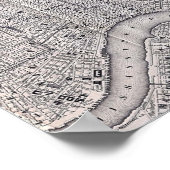 Oude rondleiding van New Orleans 1869 Poster (Hoek)