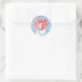 Oude Rood Tulpen Stickers (Tas)