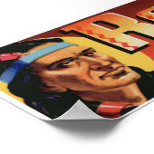  Oude roodhuid Indiase fruitkratenetiketten Poster (Hoek)