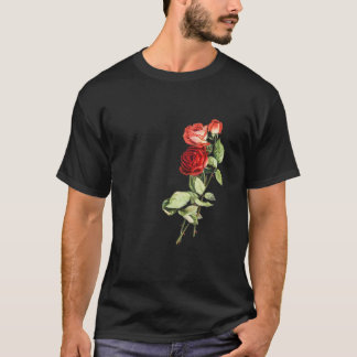 Oude Roos Bloementuin Bloem Bloem T-shirt