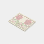 Oude roos rustieke Victoriaanse Antieke Klassieker Post-it® Notes (Schuin)