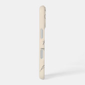 Oude Roos Schets iPhone 16 Hoesje (Rechterkant)
