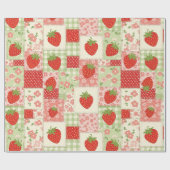 Oude Rosenberg Picknick Patchwork Patroon Cadeaupapier (Vlak)