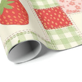 Oude Rosenberg Picknick Patchwork Patroon Cadeaupapier (Rol Hoek)
