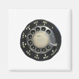 Oude Rotary Phone Dial Magneet