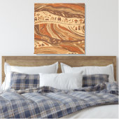 oude rotskunst canvas afdruk (Insitu (Slaapkamer))