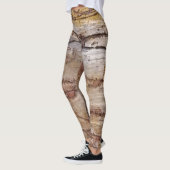 Oude rotskunst in aardse tinten leggings (Links)