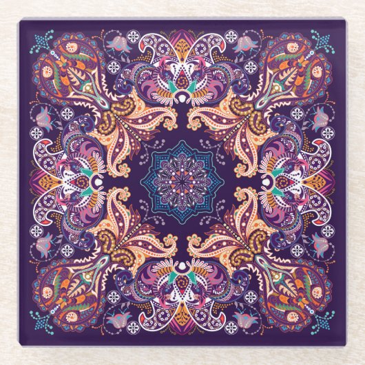 Oude rotswand: high-res textuur glazen onderzetter (Voorkant)