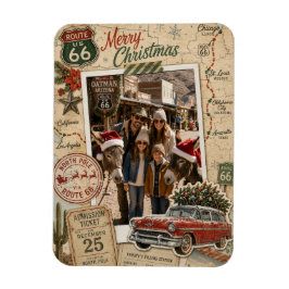 Oude Route 66 Aangepaste Fotoalbum Thuis Magneet