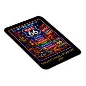 Oude Route 66 Aangepaste Gezinsvakantie Magneet (Rechterzijde)