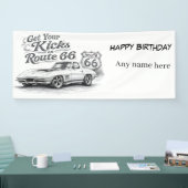 Oude Route 66 Aanpasbare Banner (Beurs)
