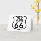 Oude Route 66 Kaart (Gele Bloem)