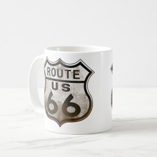 Oude Route 66 Koffiemok (Voorkant links)