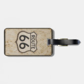 Oude Route 66 Versleten Bagagelabel (Achterkant horizontaal)