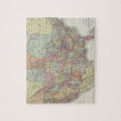 Oude routekaart van de Verenigde Staten van Amerik Legpuzzel (Verticaal)