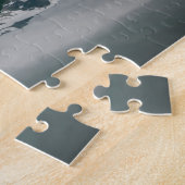 Oude rowboot met berdenreflectiepuzzel legpuzzel (Zijkant)