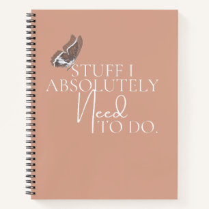 Oude roze dingen die ik absoluut moet doen notitieboek