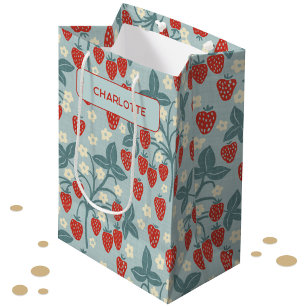 Oude Roze Persoonlijke Bloem Botanisch Medium Cadeauzakje