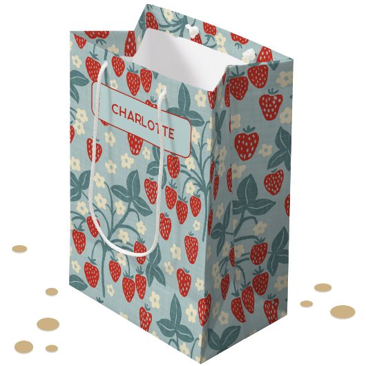 Oude Roze Persoonlijke Bloem Botanisch Medium Cadeauzakje