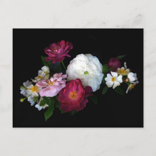 Oude rozen briefkaart