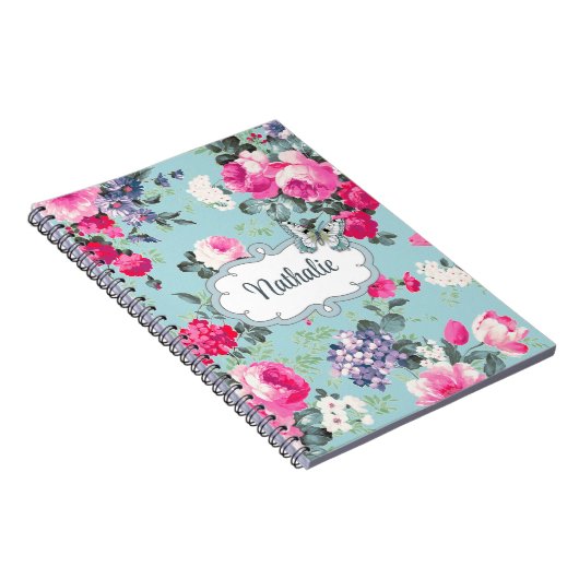 Oude Rozen & Butterfly - Cadeaubon Notitieboek (Rechterzijde)