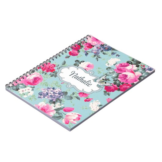 Oude Rozen & Butterfly - Cadeaubon Notitieboek (Linkerzijde)