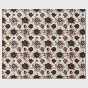 Oude Rozen Cadeaupapier
