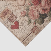 Oude Rozen en Cherubijnen Tissuepapier (Detail)