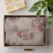 Oude Rozen en Cherubijnen Tissuepapier (Geschenk)