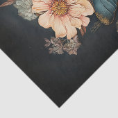 Oude Rozen en Libelle Decoupage Tissuepapier (Detail)