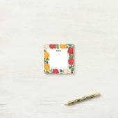 Oude Rozen Frame Notities Post-it® Notes (Op bureau)