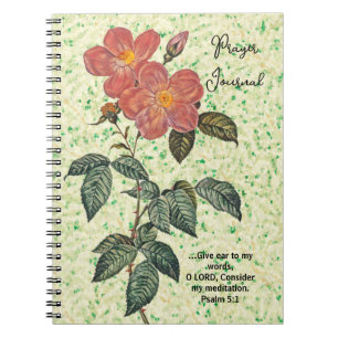 Oude Rozen Kunst Gebedsboek Notitieboek