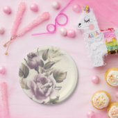 Oude Rozen Oude Glamour Aangepaste Elegante Feest Papieren Bordje (Feest)