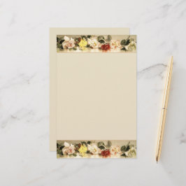 Oude Rozen Persoonlijk Briefpapier