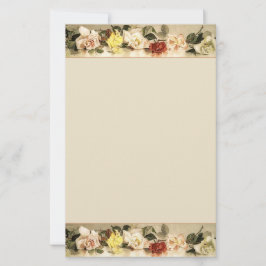 Oude Rozen Persoonlijk Briefpapier