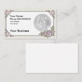 Oude Rozen Sjabloon Visitekaartje (Voorkant / Achterkant)