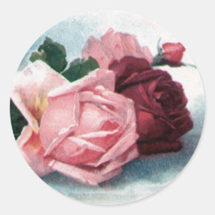 Oude rozen sticker