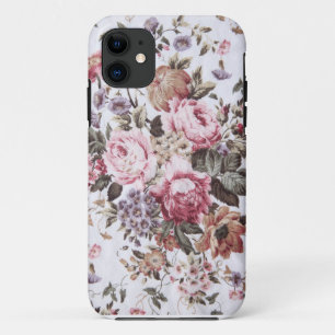 oude rozen  stof iPhone 5 amper daar iPhone 11 Hoesje