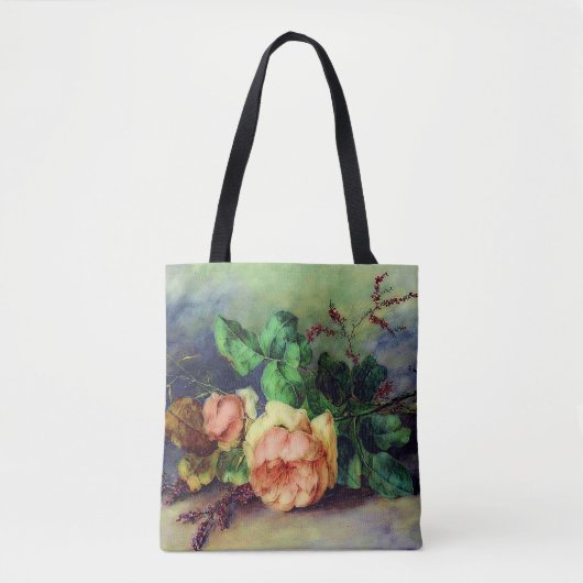 Oude rozen  tote bag (Voorkant)
