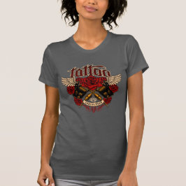 Oude Rozen van de Tattoo van de School subcultuur  T-shirt