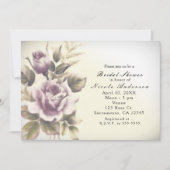 Oude Rozen Vintage Bruiloft Uitnodiging (Voorkant)