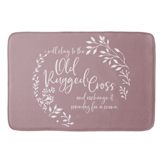 Oude Rugged Cross Bath Mat (Voorkant)