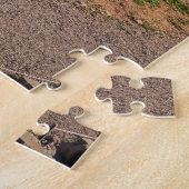 Oude ruïnes Athina Pronaia tempel in Delphi Legpuzzel (Zijkant)