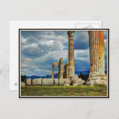 Oude ruïnes in Athene Griekenland Briefkaart (Voorkant / Achterkant)
