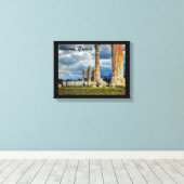 Oude ruïnes in Athene Griekenland Canvas Afdruk (Insitu (Houten vloer))
