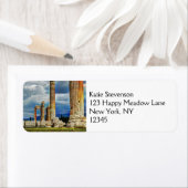 Oude ruïnes in Athene Griekenland Etiket (Insitu)