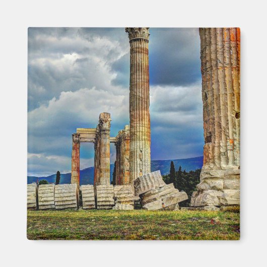 Oude ruïnes in Athene Griekenland Magneet (Voorkant)